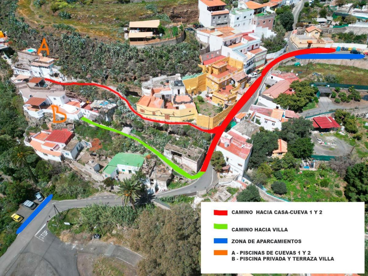 Casas Cuevas Tecen Valsequillo Villa Eksteriør billede
